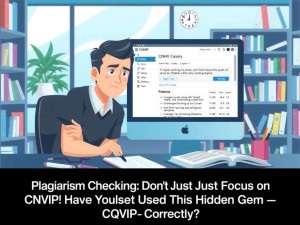 論文查重別只知知網，CQVIP隱藏款你用對了嗎？